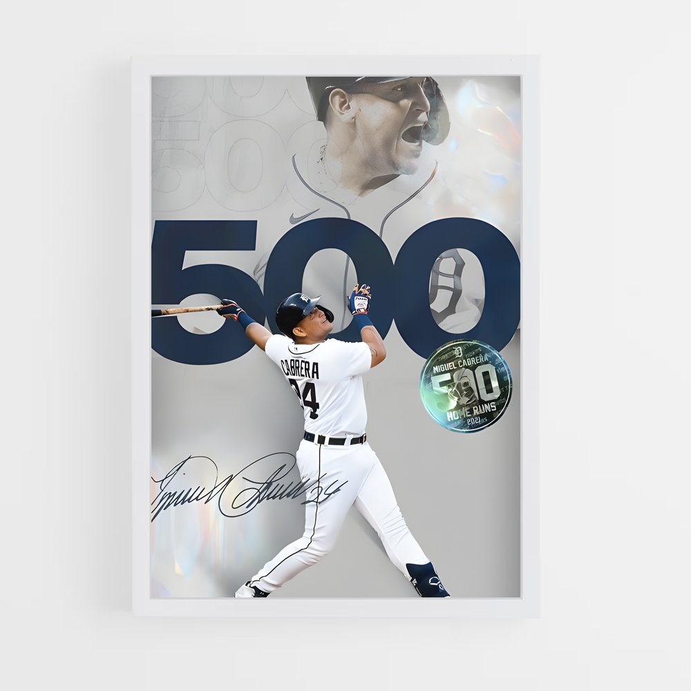 Poster La Puissance de Miguel – affiche Baseball (vue 3)